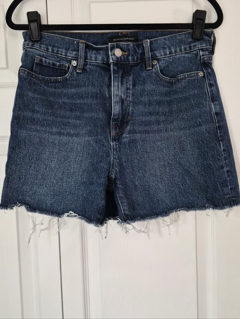 Banana Republic High Rise Girlfriend Shorts 27/4 Coastal Chic